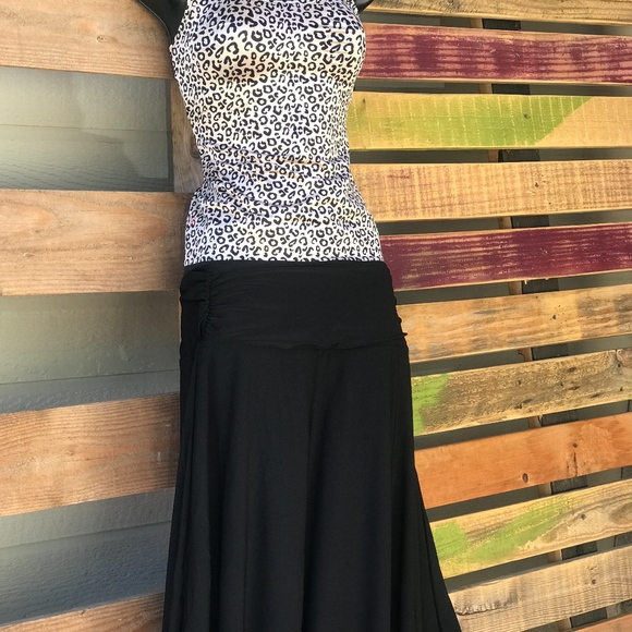 NWT Ruby Ribbon Flip Skirt Black/Mink - Picture 5 of 8